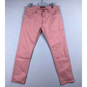 Mavi Skinny Jeans Womens Size 33 Mid Rise Stretch Coin Pockets Pink